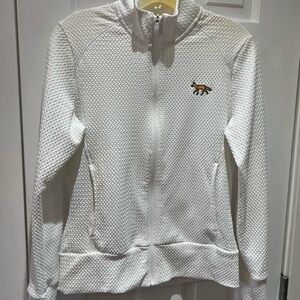 adidas Ultimate 365 White Textured Bomber Jacket